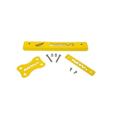 Imagem de Movitec Accessories Kit de carenagem esportiva de motocicleta (3 peças) para Honda Navi (Amarelo)