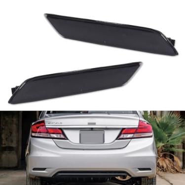 Imagem de GTINTHEBOX Para Honda Civic Sedan 2013 2014 2015 Conjunto de caixa de luz refletora traseira lente fumê