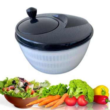Imagem de Seca salada Centrifuga grande Secador Folhas Verduras - Util utilidade