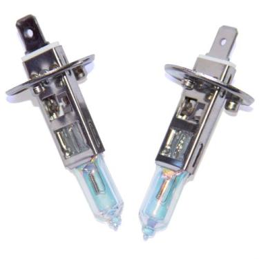 Imagem de 2 Lâmpada H1 Iluminação Efeito Camaleão 5200k Carros 12v - Luxus