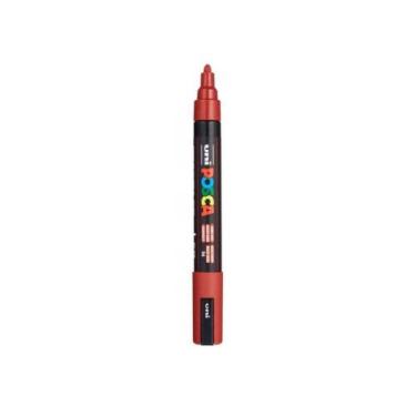 Imagem de PC-5M Posca Vermelho Rubi Ponta Redonda 1.8 a 2.5mm - Uni-ball