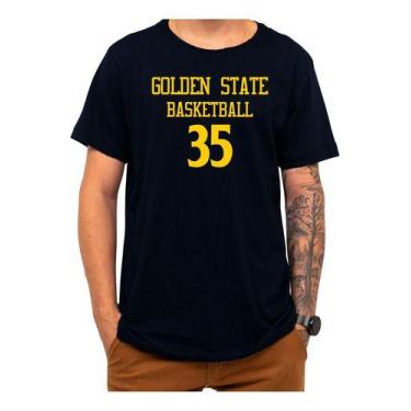 Imagem de Camiseta Basquete Golden State Basketball Número 35 Esportes - Loja Cl