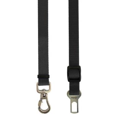 Imagem de Cinto de Segurança para cachorros - Marketpet, Black-Preta, Único