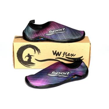 Imagem de Sapatilha Náutica Aquática Neoprene Pesca Praia Bike Esportes Unissex 