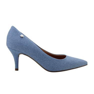 Imagem de Sapato Scarpin Feminino Bico Fino Salto Médio Vizzano Ref:1185.702