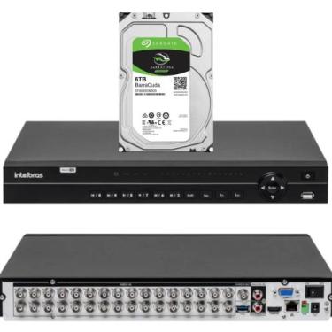 Imagem de Dvr Gravador Stand Alone Intelbras MHDX 1232 de 32 canais com 6tb e De