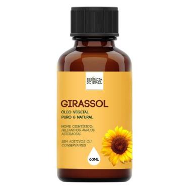 Imagem de Óleo Vegetal de Girassol - 60ml Puro e Natural - Essência do Brasil