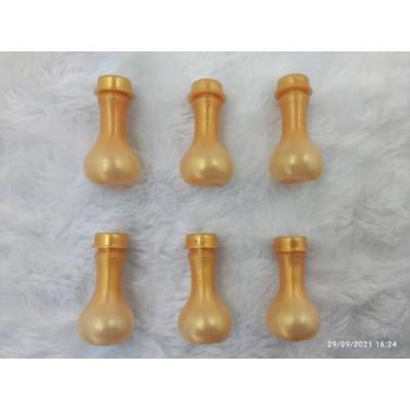 Imagem de 50 Botija Vazia Para Óleo De Unção Dourada(Campanhas igreja) - FeManan