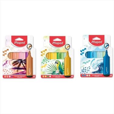 Imagem de Kit marca texto Maped temas sortidos com 4 cores (kit)