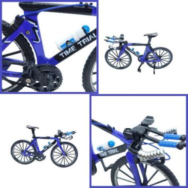 Imagem de Bicicleta Miniatura Mountain Bike Speed Em Metal Ciclismo - Top Casa, 