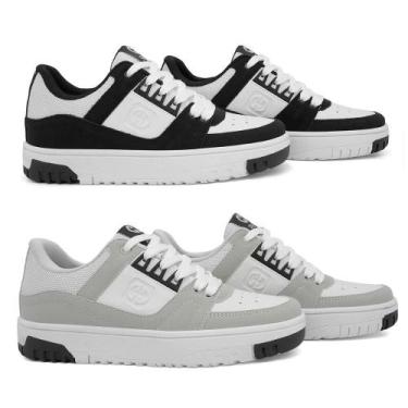 Imagem de Kit 2 Tênis Street Ollie Juvenil Rocky Menino Conforto, 28, Preto, Gel