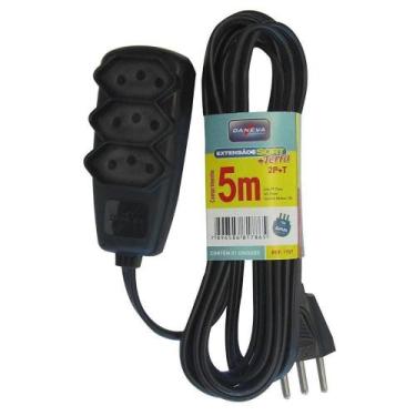 Imagem de Extensão Sort PP 5m Preto Daneva Pial Legrand