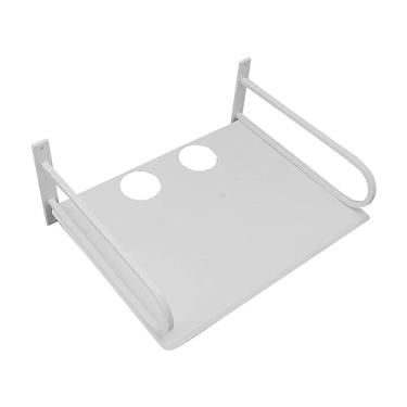 Imagem de Prateleira para projetor de parede, prateleira para montagem em parede de roteador Wi-Fi, suporte para projetor em liga de alumínio, suporte para projetor de parede (WHITE)