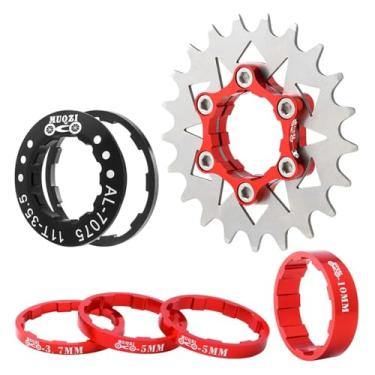 Imagem de ZOCKZ Roda dentada de cassete de velocidade única 12/13/14/15/16/17/18/19/20/21/22T MTB Kit de conversão de velocidade única bicicleta roda dentada de cassete de bicicleta de velocidade única para