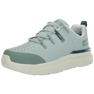 Imagem de Timberland PRO Tênis de trabalho feminino Intercept Industrial atlético, Sálvia/Branco, 7 Wide