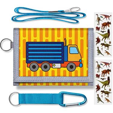 Imagem de Carteira infantil para meninos e meninas adolescentes, carteira para crianças, carteiras fofas com zíper para jovens com bolso para moedas e porta-cartões, presentes de aniversário para crianças, Animal - 2, 5x3 inch, Animal - 2