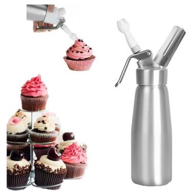 Imagem de Sifão Culinário Garrafa para Chantilly Espuma Drinks 500ml - ZEM