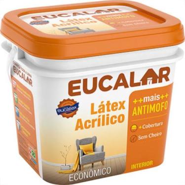 Imagem de Latex Eucalar Acri Fosco Galao 3,6 Litros Branco - EUCATEX