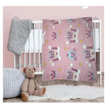 Imagem de Manta Cobertor Macio Para Bebê Confort Baby Hazime 110x90cm Antialergi