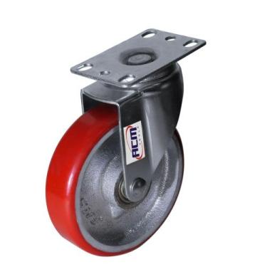 Imagem de Rodizio Giratorio 5'' Cubo de Pu Ff 100kg Ga15125 Acm Tools