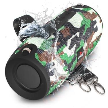 Imagem de Caixa De Som Caixinha Bluetooth Portatil Amplificada Tws Fm (Camuflado)