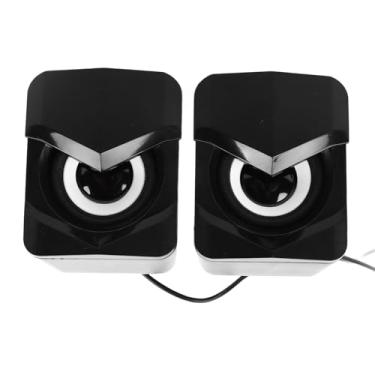 Imagem de 2pcs Portáteis Subwoofer Alto -falantes de Computador para Desktop e Laptop - Qualidade de Som Premium para Uso Multimídia