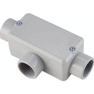 Imagem de Condulete Fixo 2" Tipo "t" - Com Tampa / Com Rosca / Com Pintura Tramo