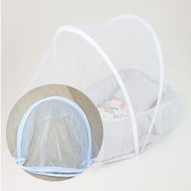 Imagem de Ninho Redutor de Berço para Bebê com Mosquiteiro Protetor Menina Menino (Safari)
