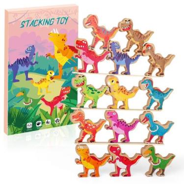 Imagem de Brinquedo de Empilhar Dinossauros Stackago - Para Crianças de 5 a 7 An