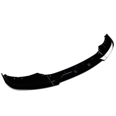 Imagem de Compatível para BMW Série 5 F10 F11 LCI 520i 530i 2015 2016 2017 Carro Frente Bumper Splitter Lip Difusor Body Kits Spoiler Guard Tuning(Gloss Black)