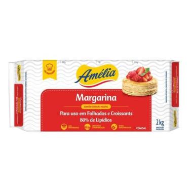 Imagem de Margarina Folhada E Croissant Amélia 2kg 80% Lipidios - Vigor