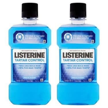 Imagem de Kit 2 und Antisséptico Bucal Listerine Tartar Control 500ml