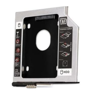 Imagem de Adaptador Caddy Gaveta Interna para HD SSD 12,7mm com Kit de Instalaçã