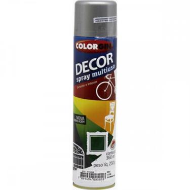 Imagem de Spray Colorgin Decor Alumi.500 360Ml 858, Alumínio