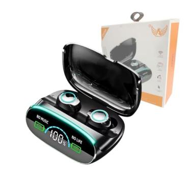 Imagem de fone de ouvido bluetooth com case de carregamento visor digital m38