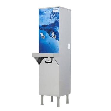 Imagem de Bebedouro Purificador de Água Industrial C/compressor 25l Coluna Adesivado Blue Bebedouros