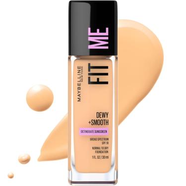 Imagem de Base líquida Maybelline Fit Me Dewy + Smooth Sandy Beige
