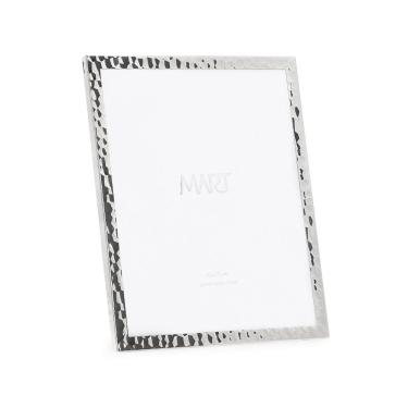 Imagem de Porta-retratos em metal prata - 20X25cm martelado mart