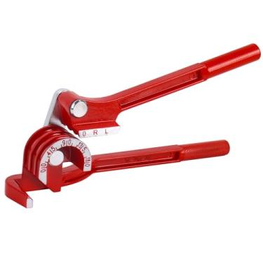Imagem de Dobrador de tubo 51006, ferramenta dobradora de tubos 3 em 1, dobrador de tubo de cobre de 180 graus para tubos de cobre de 1/10.2 cm, 5/40.6 cm, 3/20.6 cm, cobre, alumínio e tubos de aço fino