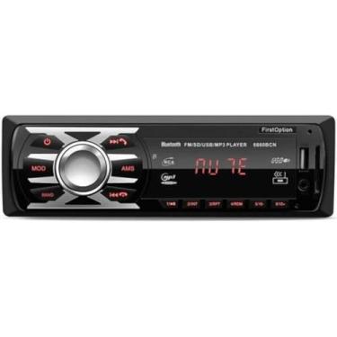 Imagem de Radio De Carro First Opition MP3 Com Entrada USB E Controle