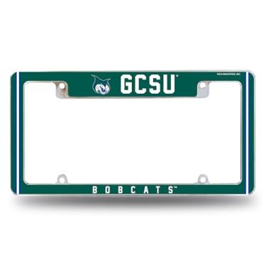 Imagem de Rico Industries NCAA Georgia College Chargers 30.5 cm x 15.2 cm Chrome All Over Automotive License Plate Frame para carro/caminhão/SUV