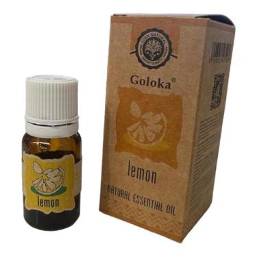Imagem de Óleo Essencial Indiano Puro Goloka Limão Lemon 10 ml - Lua Mística - 1