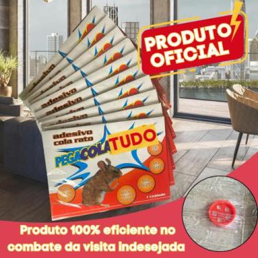 Imagem de Folha Para Controle de Pragas Cola Adesiva Pega Tudo Kit com 10 - Merc