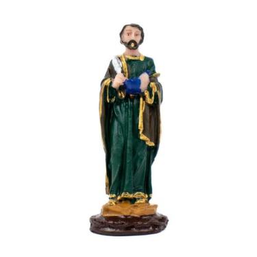 Imagem de Escultura São Lucas 8 cm em Resina - Lua Mística - 100% Original - Loj