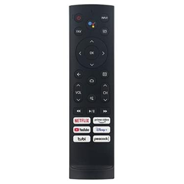 Imagem de PERFASCIN Controle remoto de voz de substituição ERF3A90 adequado para Hisense TV 50A66FUA 55A53FUA 65A66FUA HU70A6109FUWA 75A66FUA 55A76K 75A76K 55U6K 75U6K 65U6K 65U6K