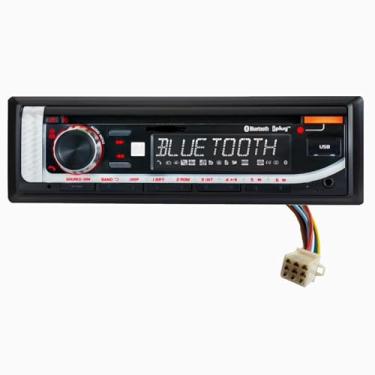 Imagem de Generic Rádio trator com arnês fácil Plug & Play AM FM Bluetooth CD Player USB Conexão direta Streaming de música (para Kubota)