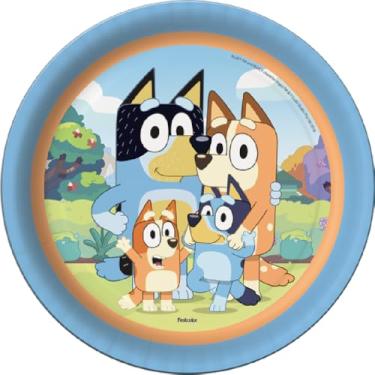 Imagem de Prato Bluey - Embalagem com 8 unidades.