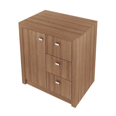 Imagem de Balcão Para Escritório Home Office Me4111 Mdp Amendoa