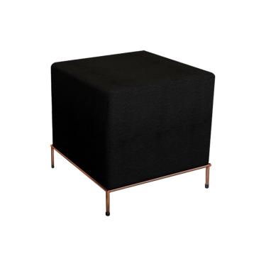 Imagem de Puff Sevilha Cobre E Preto - Cor: Marrom