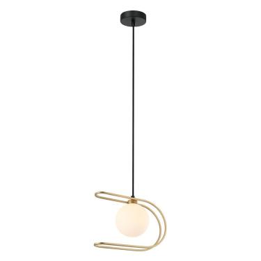 Imagem de Pendente Beat Dourado E Preto 1xg9 - Bella Iluminação